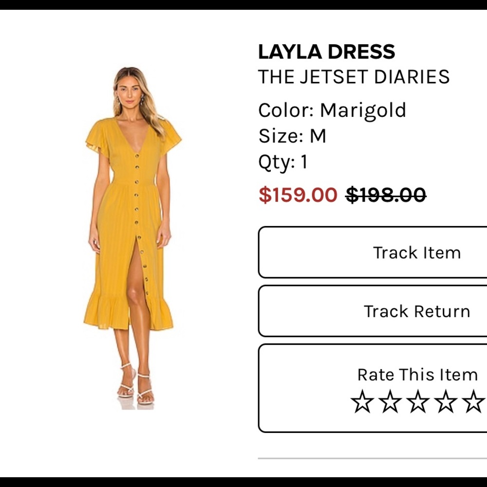 Yellow maxi dress new with tags